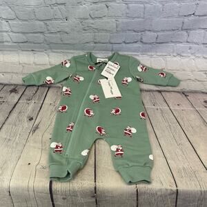 Miles the Label Santa Christmas Zipper Romper
